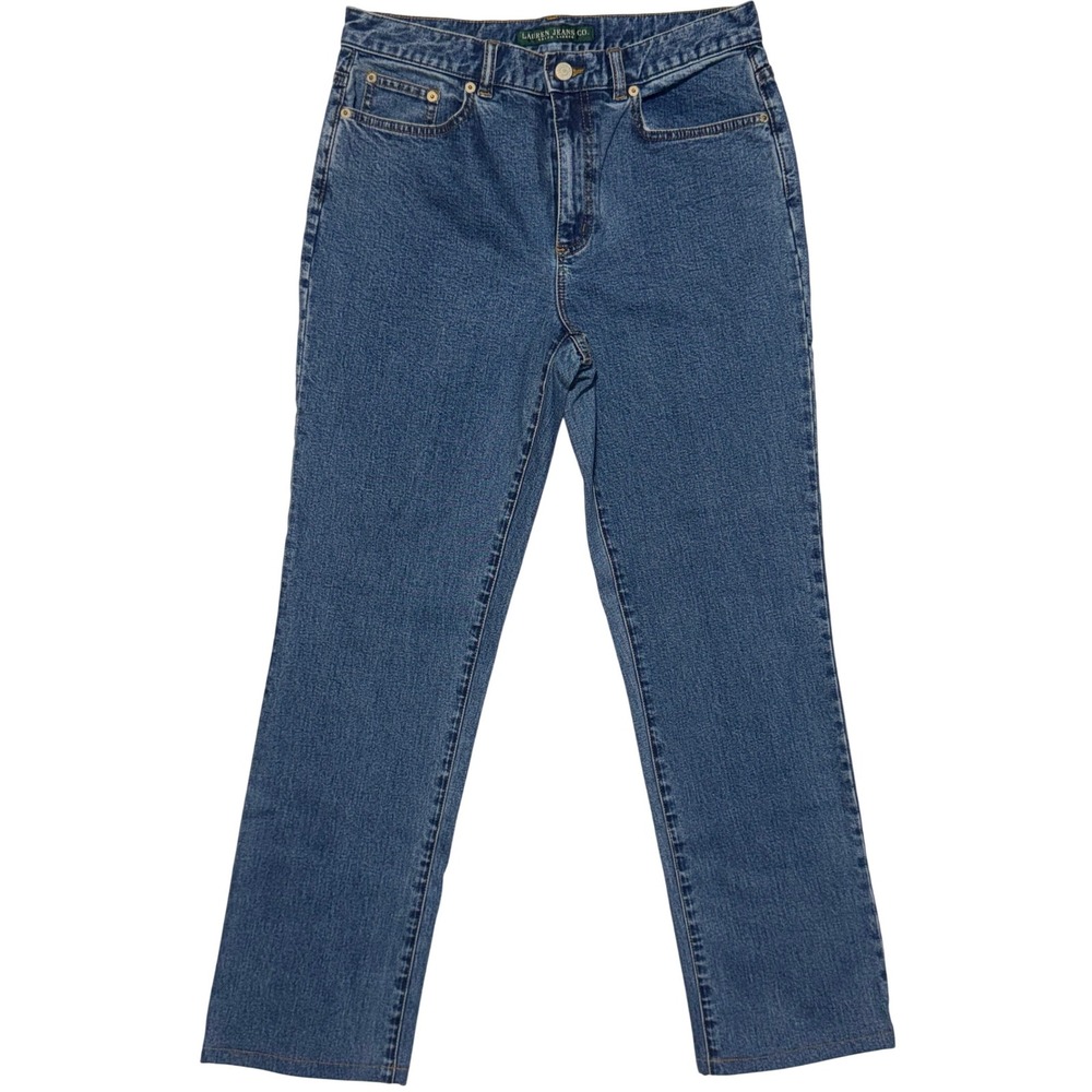 Lauren Ralph Lauren Jeans Blue Denim Jeans Womens Size 6 High Rise straight leg